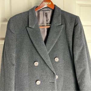 Men’s long coat 44R brand new grey